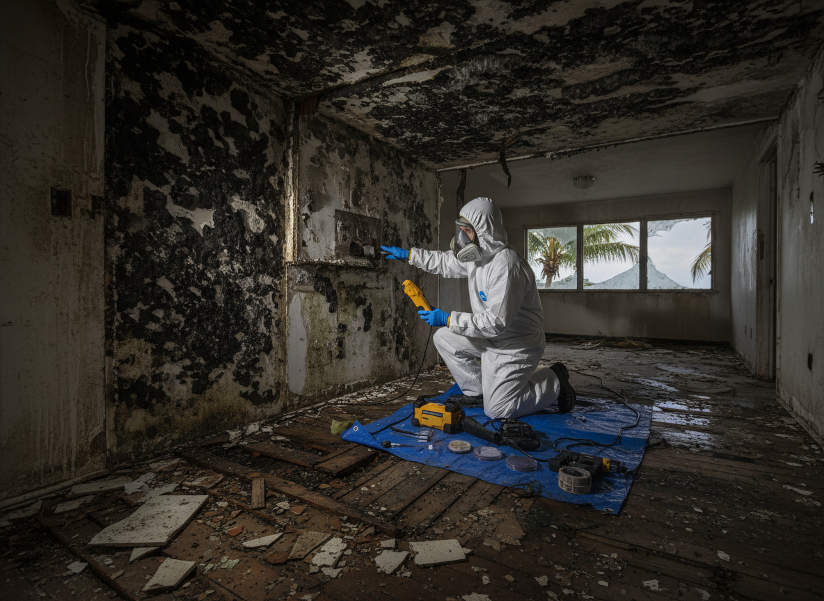 black mold inspection in Surfside
