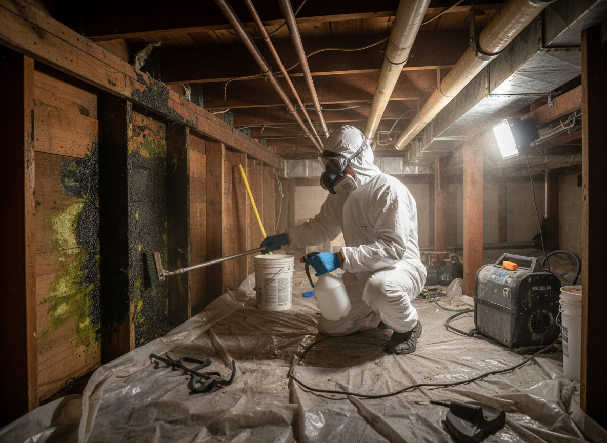 crawl space mold removal in Surfside