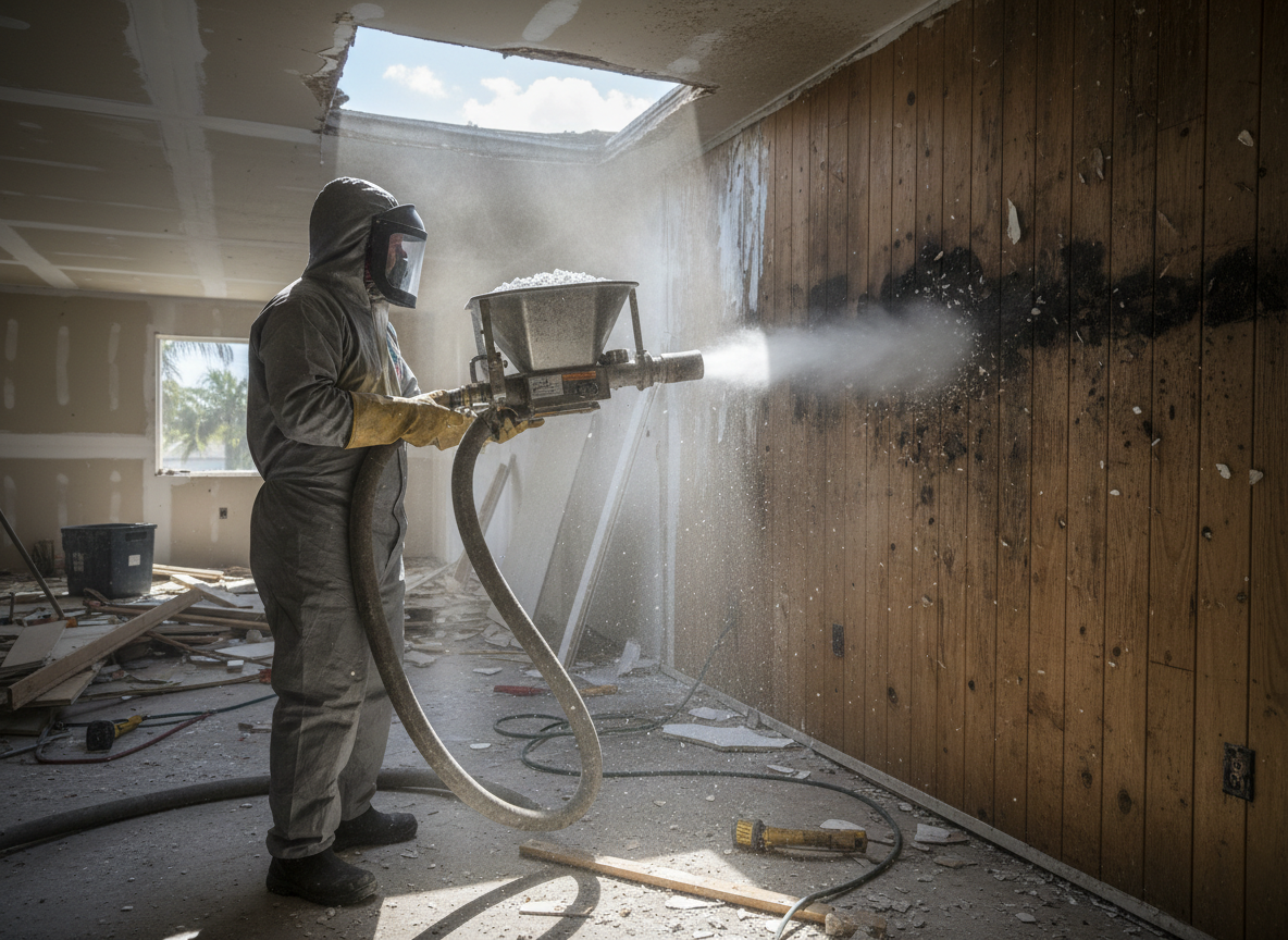 dry ice blasting mold in Surfside