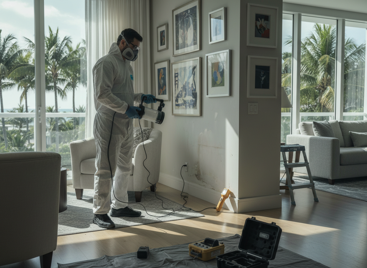 Residential mold testing in Surfside